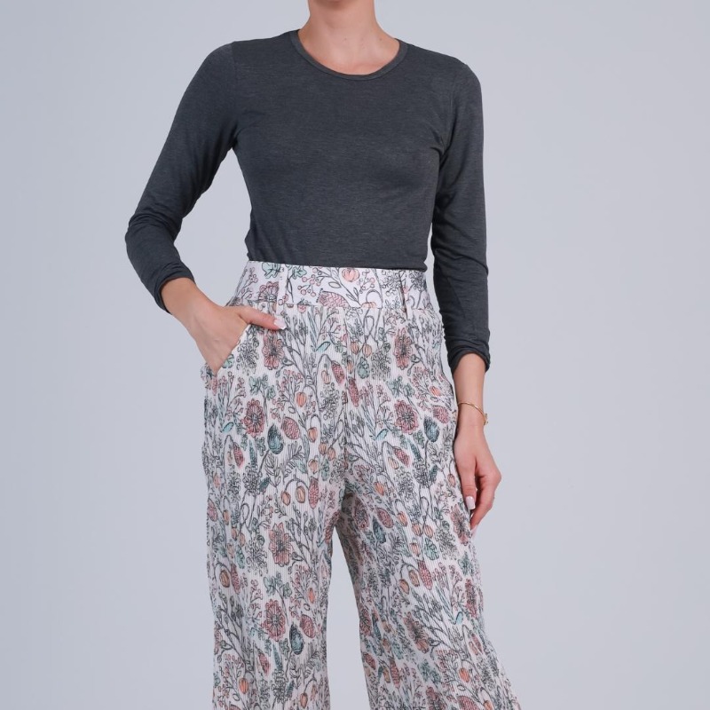 Stylish Coord Set with an Attached Belt